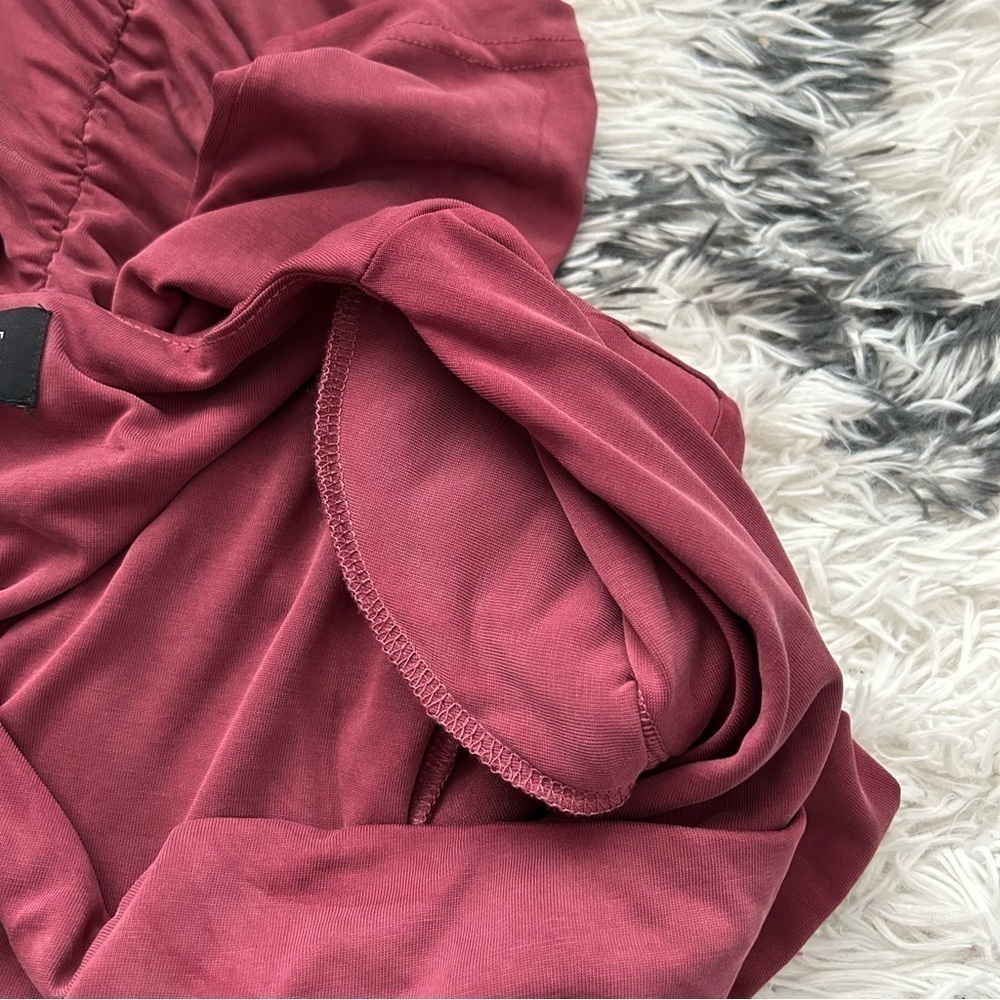 Revolve Bardot "Rosa" Ruched Dress - Picture 8 of 11